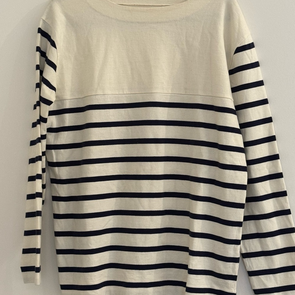 M.I.H designer cotton Striped Long Sleeve 100% thick cotton. Size small. NWOT